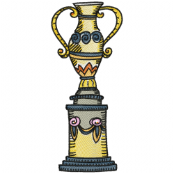 Vase For Flowers Embroidery Design 12 Vase For Flowers Embroidery Design 12